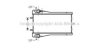 AVA QUALITY COOLING PR2043 Radiator, engine cooling